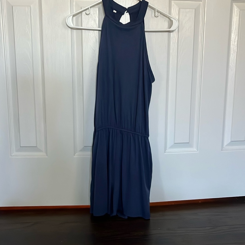 Navy blue romper size S never worn